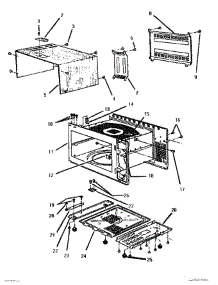 02 - Cover, Panels, Base parts for Thermador Range MCB265EC from AppliancePartsPros.com