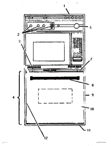 09 - Front parts for Thermador Range MCB265EC from AppliancePartsPros.com