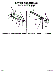 02 - Latch Assemblies parts for Thermador Range MSC-224 from AppliancePartsPros.com