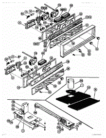 02 - Control Panel parts for Thermador Range MSC19 from AppliancePartsPros.com