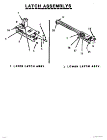 02 - Latch Assemblies parts for Thermador Range MSC224S from AppliancePartsPros.com