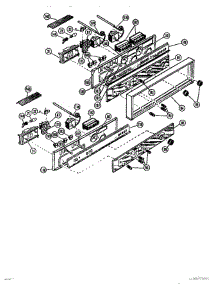 02 - Control Panel parts for Thermador Range MSC39 from AppliancePartsPros.com