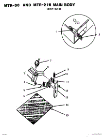 02 - Main Body (2) parts for Thermador Microwave MTR-216 from AppliancePartsPros.com