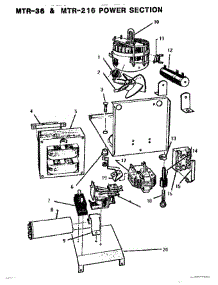 03 - Power Section parts for Thermador Microwave MTR-216 from AppliancePartsPros.com