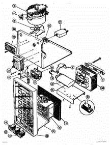 07 - Microwave Power Section (2) parts for Thermador Range MTR117 from AppliancePartsPros.com