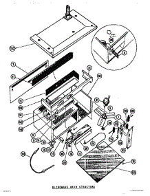03 - Microwave Main Structure parts for Thermador Range MTR125 from AppliancePartsPros.com