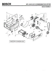 05 - Base Assembly parts for Bosch WTL5410 UC/10 (FD 8201-) from AppliancePartsPros.com