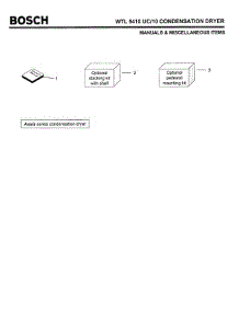 06 - Manuals & Miscellaneous Items parts for Bosch WTL5410 UC/10 (FD 8201-) from AppliancePartsPros.com