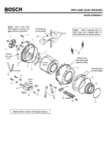 03 - Drum Assembly parts for Bosch WFR2460 UC/01 (FD 8201-) from AppliancePartsPros.com