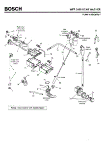 04 - Pump Assembly parts for Bosch WFR2460 UC/01 (FD 8201-) from AppliancePartsPros.com