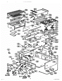 02 - Burner Box parts for Thermador Range PRSG364GD from AppliancePartsPros.com