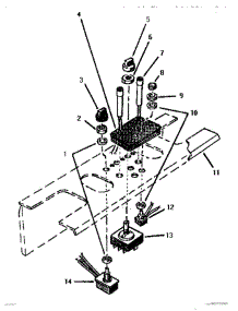 06 - Switch Plate parts for Thermador Cooktop SGCV3601 from AppliancePartsPros.com