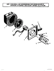 13 - Blower Assembly parts for Thermador Cooktop SGCV3601 from AppliancePartsPros.com