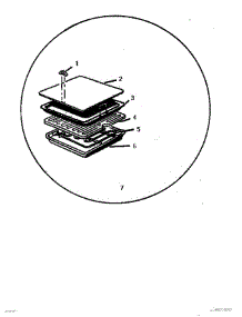 04 - Griddle & Element parts for Thermador Cooktop SGCV36G01 from AppliancePartsPros.com