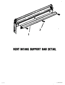 11 - Vent Intake Support Bar parts for Thermador Cooktop SGCV36G01 from AppliancePartsPros.com