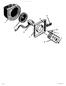 14 - Integral Ventilator parts for Thermador Cooktop SGCV36G01 from AppliancePartsPros.com