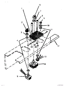 07 - Switch Plate parts for Thermador Cooktop SGCV36G02 from AppliancePartsPros.com