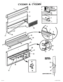 08 - Snorkel parts for Thermador Cooktop SGN36GW from AppliancePartsPros.com