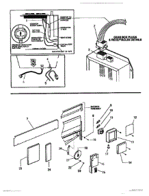 09 - Gear Box Plugs, Snorkel & Gear Box Assy. parts for Thermador Cooktop SGN36GS from AppliancePartsPros.com