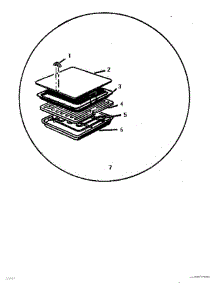 04 - Griddle & Element parts for Thermador Cooktop SGT3001 from AppliancePartsPros.com