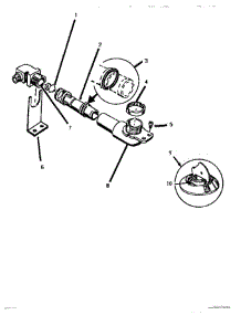 03 - Burner Pipe parts for Thermador Cooktop SGT3002 from AppliancePartsPros.com