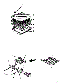 04 - Griddle & Element parts for Thermador Cooktop SGT3002 from AppliancePartsPros.com
