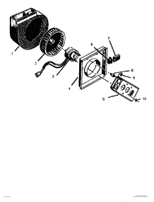 13 - Integral Ventilator parts for Thermador Cooktop SGT3002 from AppliancePartsPros.com