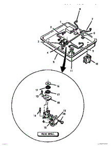 04 - 30 Inch Gas Valves parts for Thermador Cooktop SGT36 from AppliancePartsPros.com