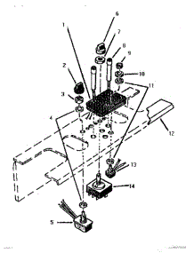 07 - Switch Plate parts for Thermador Cooktop SGT36 from AppliancePartsPros.com