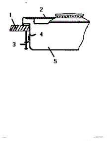 14 - Hold Down Bracket parts for Thermador Cooktop SGT36 from AppliancePartsPros.com