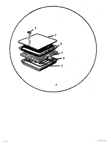 04 - Griddle & Element parts for Thermador Cooktop SGT36G01 from AppliancePartsPros.com