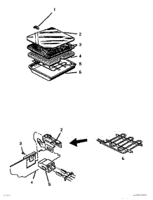 04 - Griddle & Element parts for Thermador Cooktop SGT36G02 from AppliancePartsPros.com