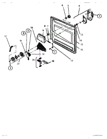 03 - Inner Door parts for Thermador Dishwasher TD5000S from AppliancePartsPros.com