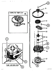 08 - Pump - Bottom parts for Thermador Dishwasher TD5000S from AppliancePartsPros.com
