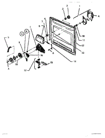 03 - Inner Door parts for Thermador Dishwasher TD5500 from AppliancePartsPros.com
