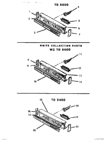 09 - Control Panel parts for Thermador Dishwasher WCTD5500 from AppliancePartsPros.com