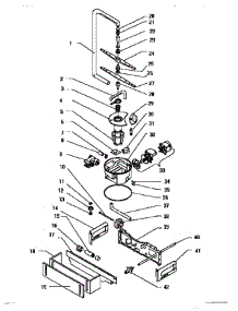 03 - Pump Assembly parts for Thermador Dishwasher TD6500 from AppliancePartsPros.com