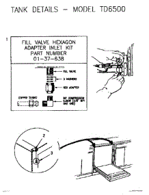 05 - Tank parts for Thermador Dishwasher TD6500 from AppliancePartsPros.com