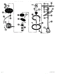 04 - Pump Assembly parts for Thermador Dishwasher THD122 from AppliancePartsPros.com