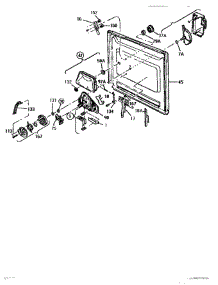 03 - Inner Door parts for Thermador Dishwasher THD-2600 from AppliancePartsPros.com