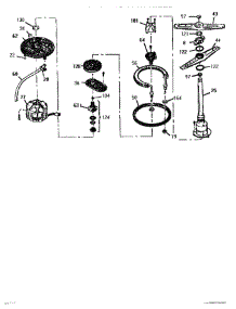 04 - Pump Assembly parts for Thermador Dishwasher THD-3600 from AppliancePartsPros.com