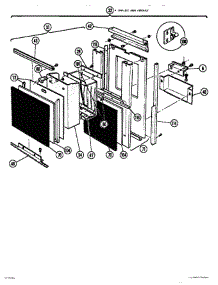 04 - Door Assembly parts for Thermador Compactor TMC28 from AppliancePartsPros.com