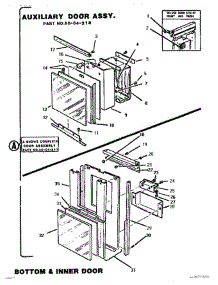 07 - Door Assemblies parts for Thermador Compactor TMC28WC from AppliancePartsPros.com