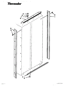 04 - Breaker Trim parts for Thermador Refrigerator TSS36DAW-06 from AppliancePartsPros.com