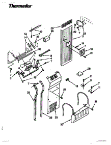 16 - Air Flow Reservoir parts for Thermador Refrigerator TSS36DAB-06 from AppliancePartsPros.com