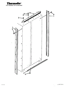 06 - Cabinet Trim parts for Thermador Refrigerator TSS36QBB from AppliancePartsPros.com