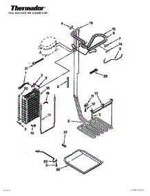 22 - Lower Unit & Tubing parts for Thermador Refrigerator TSS36QBB from AppliancePartsPros.com