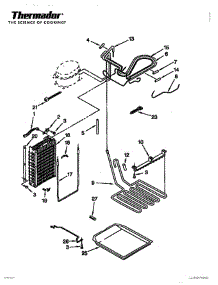 23 - Lower Unit & Tubing Page 2 parts for Thermador Refrigerator TSS36QBW from AppliancePartsPros.com