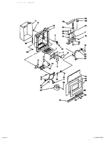 12 - Dispenser & Front parts for Thermador Refrigerator TSS36QBW00 from AppliancePartsPros.com