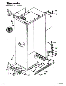 05 - Cabinet Page 3 parts for Thermador Refrigerator TSS42QBW from AppliancePartsPros.com